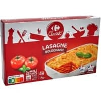 Plat Cuisine Lasagne Bolognaise Carrefour Classic
