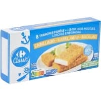 Cabillaud Tranches Panees Carrefour Classic
