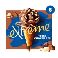Glaces Cones Trois Chocolats Extreme