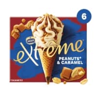 Glaces Cones Cacahuetes Caramel Beurre Sale Extreme