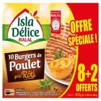 Burgers De Poulet Gout Roti Halal Isla Delice
