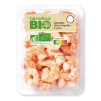 Gambas Decortiquees Cuites Bio Carrefour Bio