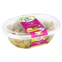 Olives Denoyautees A L Ail Croc Frais