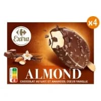 Glaces Batonnets Vanille Chocolat Et Amandes Carrefour Extra
