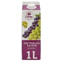 Jus De Raisin Pur Jus Carrefour Extra