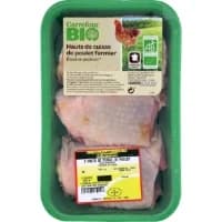 Hauts De Cuisses De Poulet Blanc Fermier Carrefour Bio