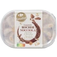 Glace En Bac Chocolat Noisettes Facon Rocher Carrefour Sensation