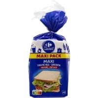 Pain De Mie Nature Maxi Tranches Carrefour Classic