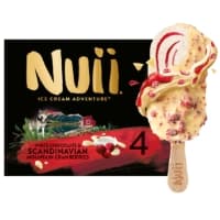 Glaces Batonnets Chocolat Blanc Canneberges Nuii