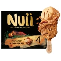 Glaces Batonnets Chocolat Blanc Caramel Et Noix De Pecan Nuii