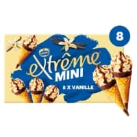 Glaces Cones Mini Vanille Extreme