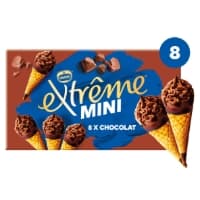 Glaces Cones Chocolat Extreme