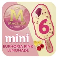 Glaces Batonnets Citron Framboise Et Bonbons Petillants Euphoria Magnum