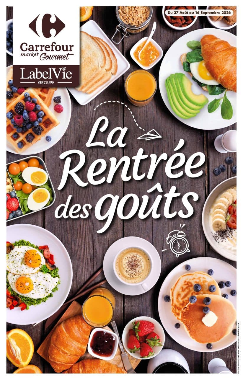 La rentrée des goûts