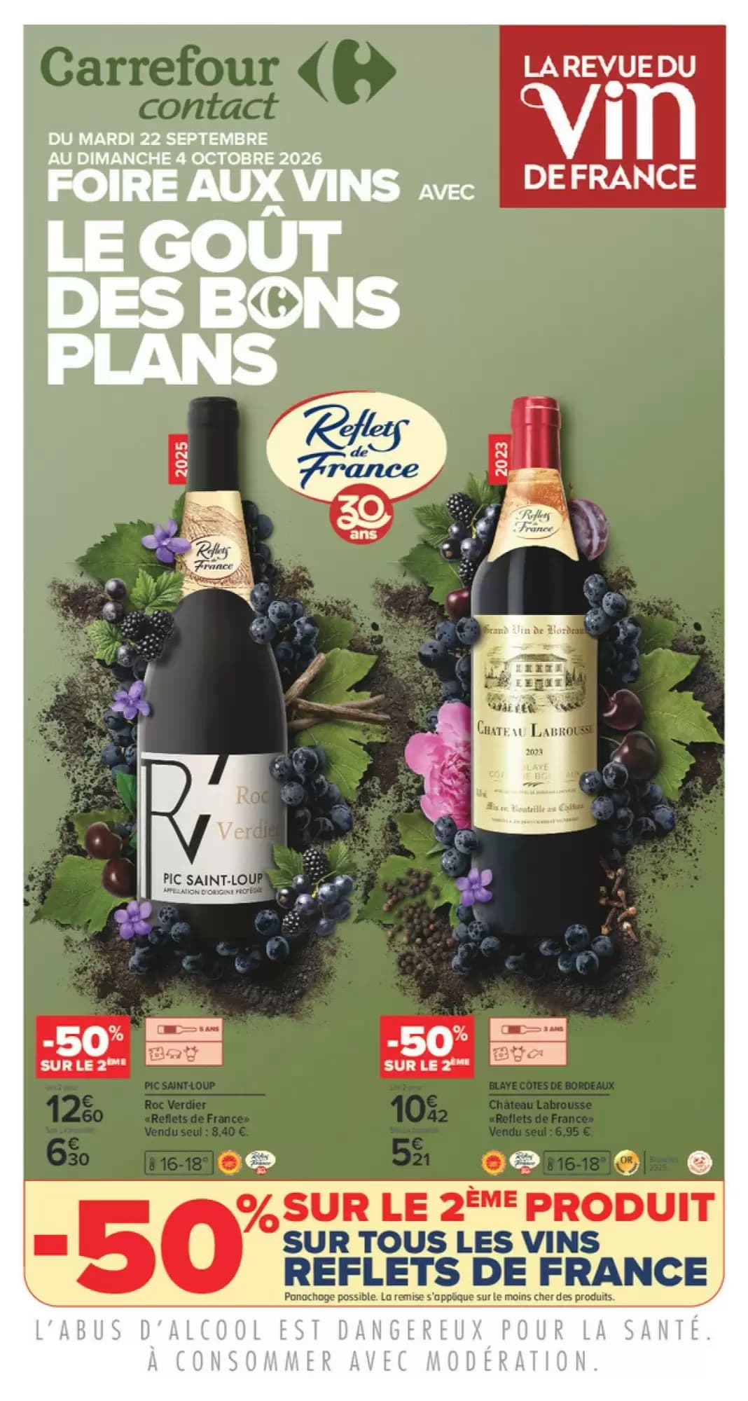 Catalogue Carrefour Contact est disponible dans votre magasin Carrefour Contact le plus proche. du 22 septembre au 4 octobre 2026