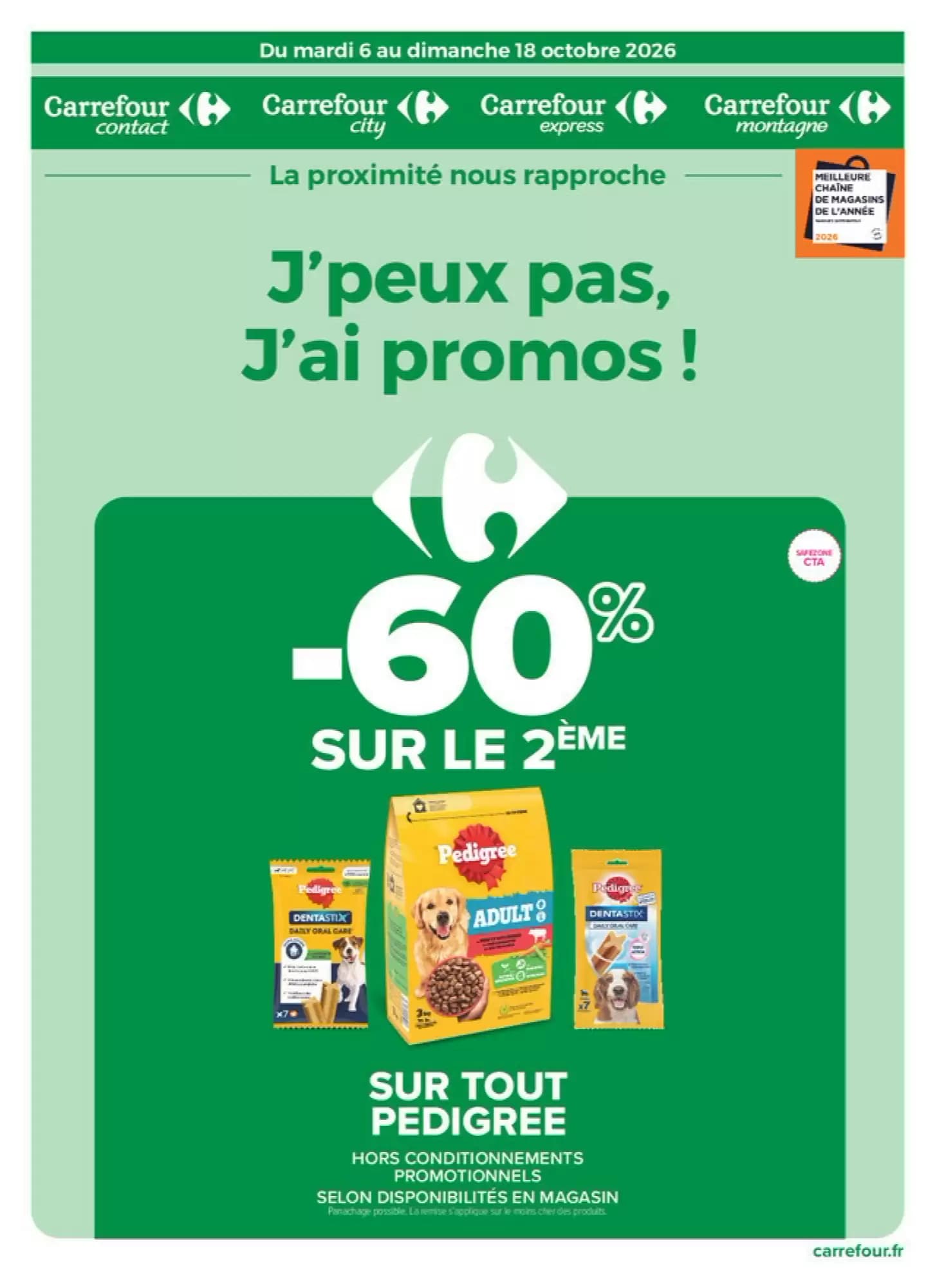 Catalogue Carrefour Express est disponible dans votre magasin Carrefour Express le plus proche. du 6 au 18 octobre 2026