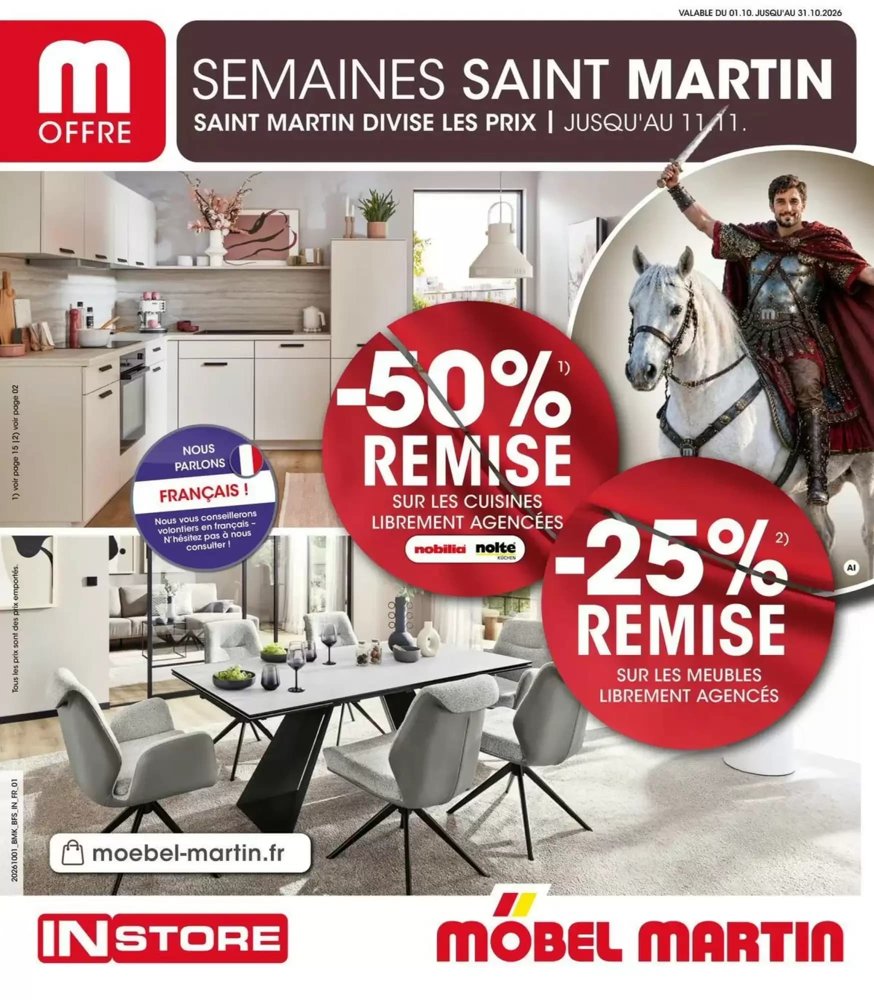 Catalogue Möbel Martin est disponible dans votre magasin Möbel Martin le plus proche. du 30 septembre au 31 octobre 2026