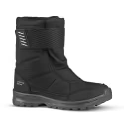 Bottes de neige chaudes et imperméables enfant du 24 au 38, SH100 scratch noir