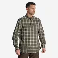 Chemise 100 A Carreaux Verte