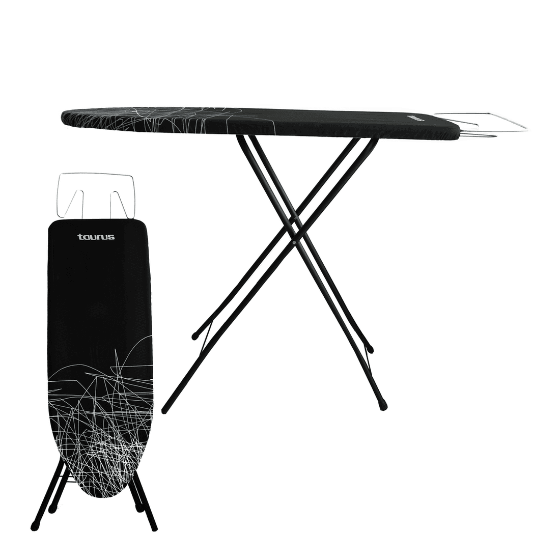 Table A Repasser Argenta Black 110x32cm Taurus