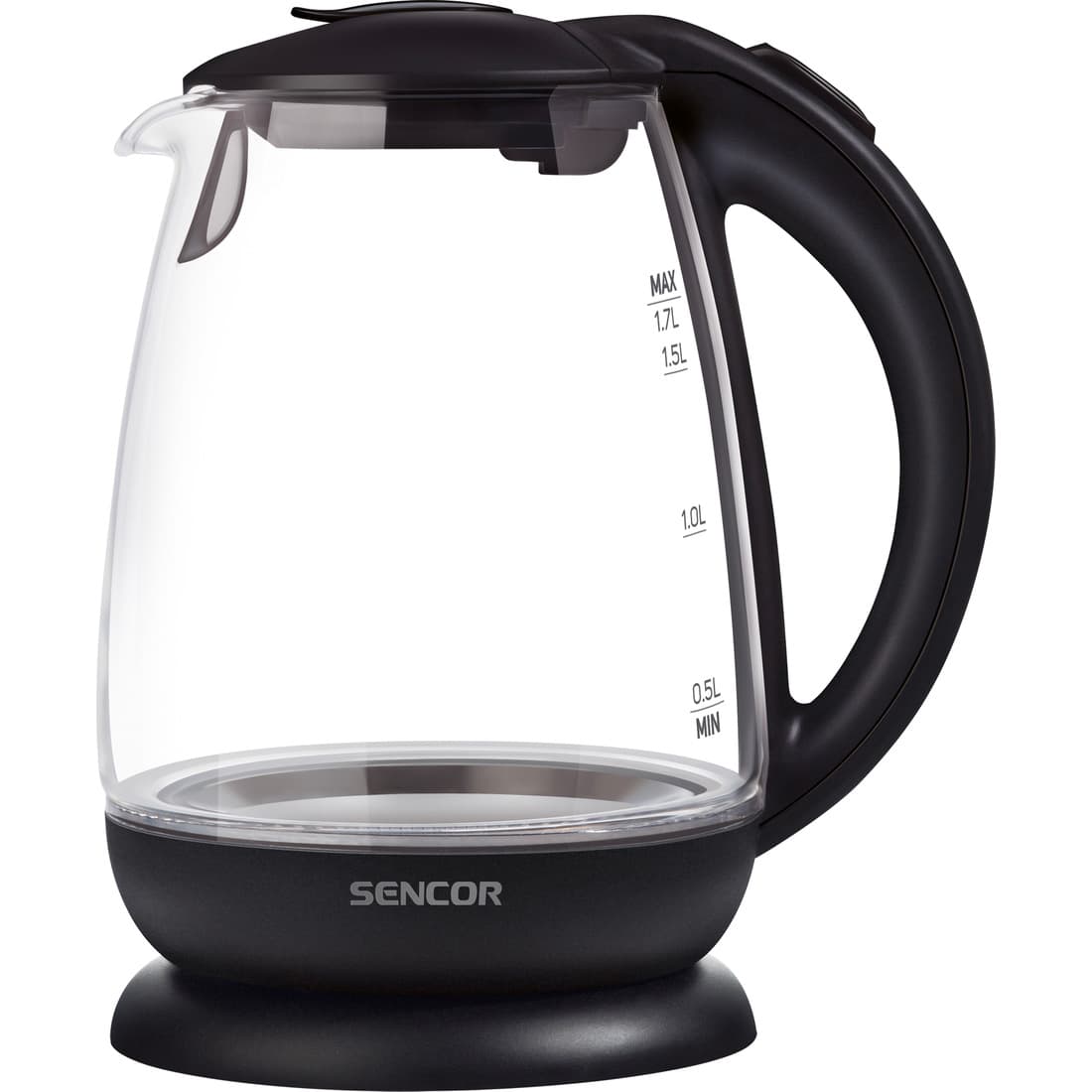 Bouilloire Swk_1785bk 1,7l 2200w Verre Sencor