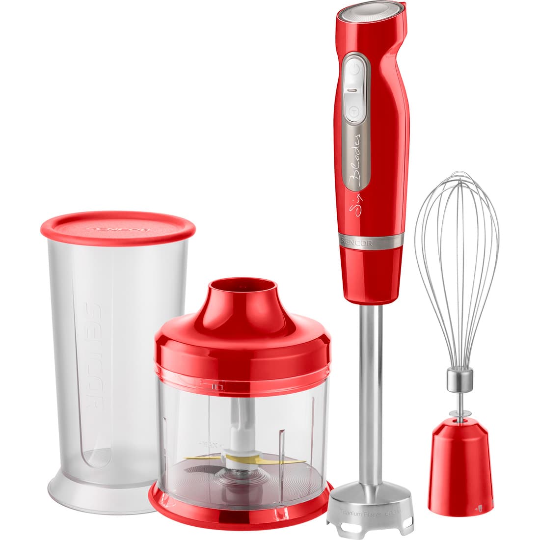 Mixeur Plongeant Shb_4464rd 800w Rouge Sencor