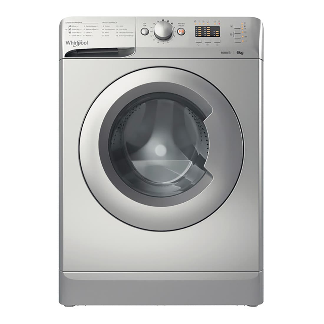 Mal Front Wmta 6101 S Na 6kg 1000t Slv A2+ Lcd Wh