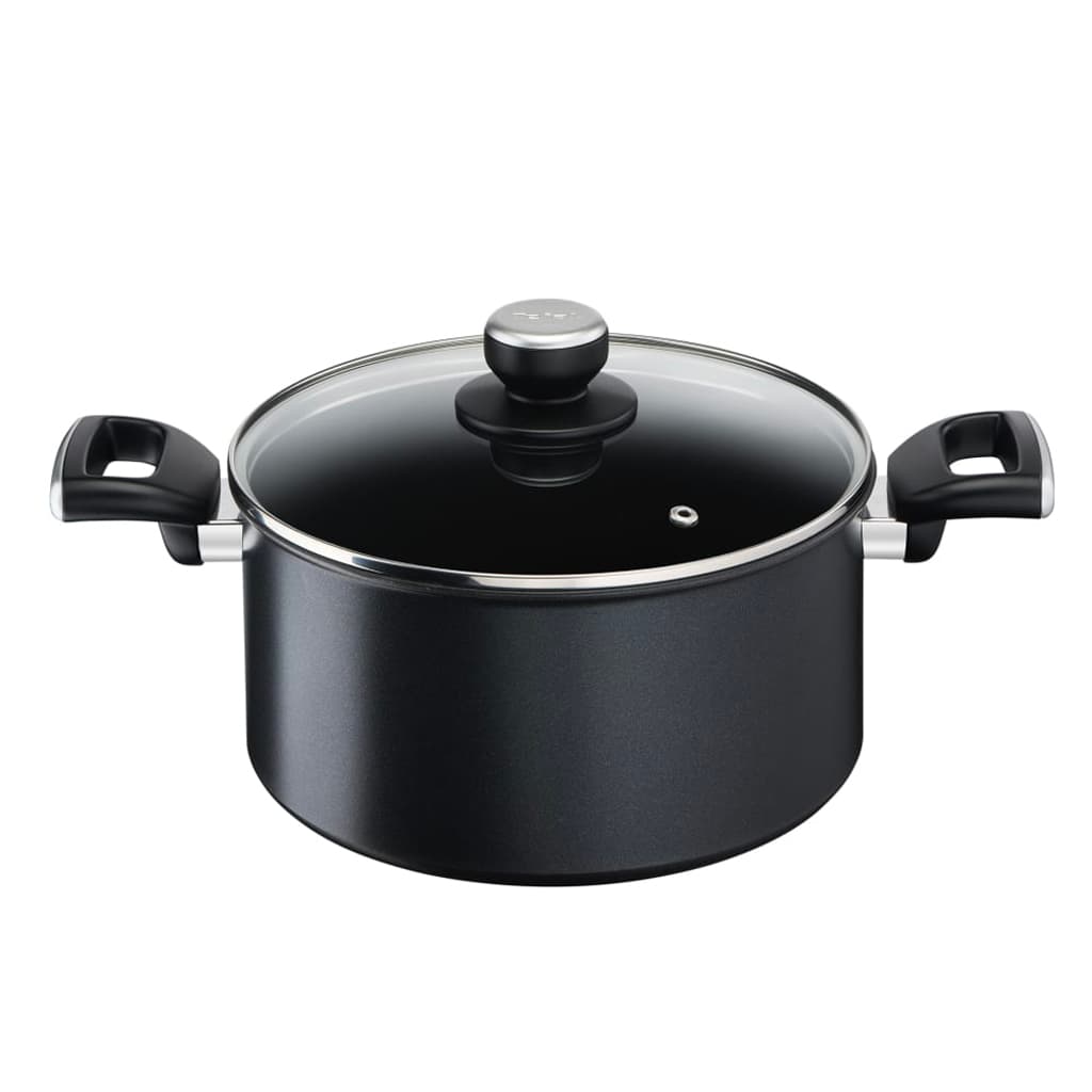 Faitout+couv Verre 24cm Unlimited G2554602 Tefal I