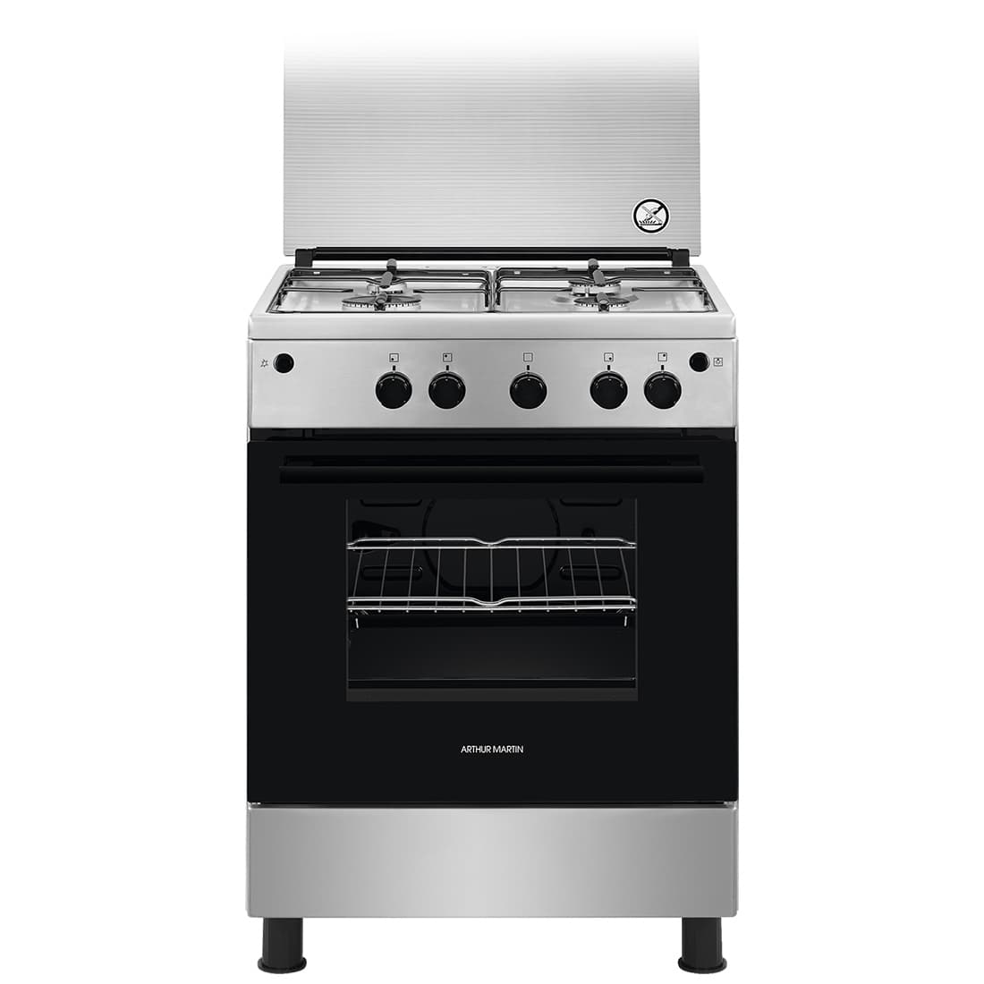 Cuis Inox Akg601a1ox 60cm 4feux Arthur Martin