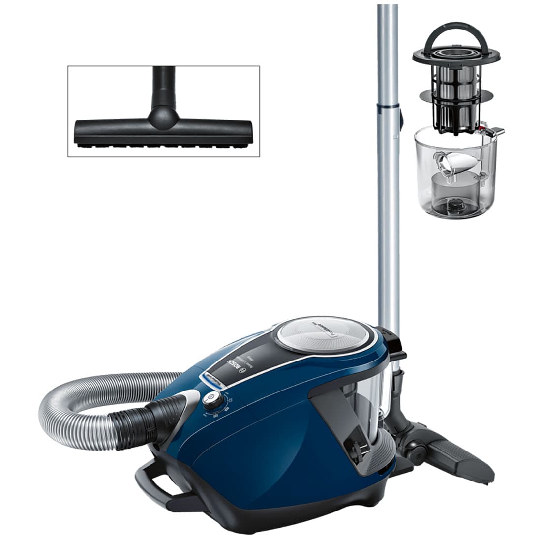 Aspirateur Bgs7rcl Sans Sac 2000w Bleu Bosch