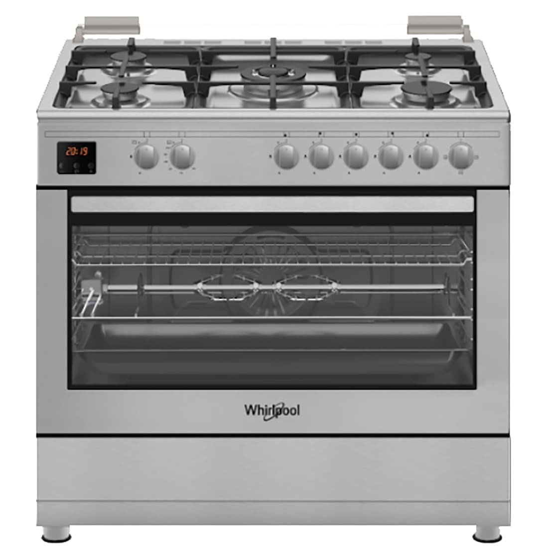 Cuis Wm9gc6dcx/Jm 5f 90 Cm Inox Whirlpool