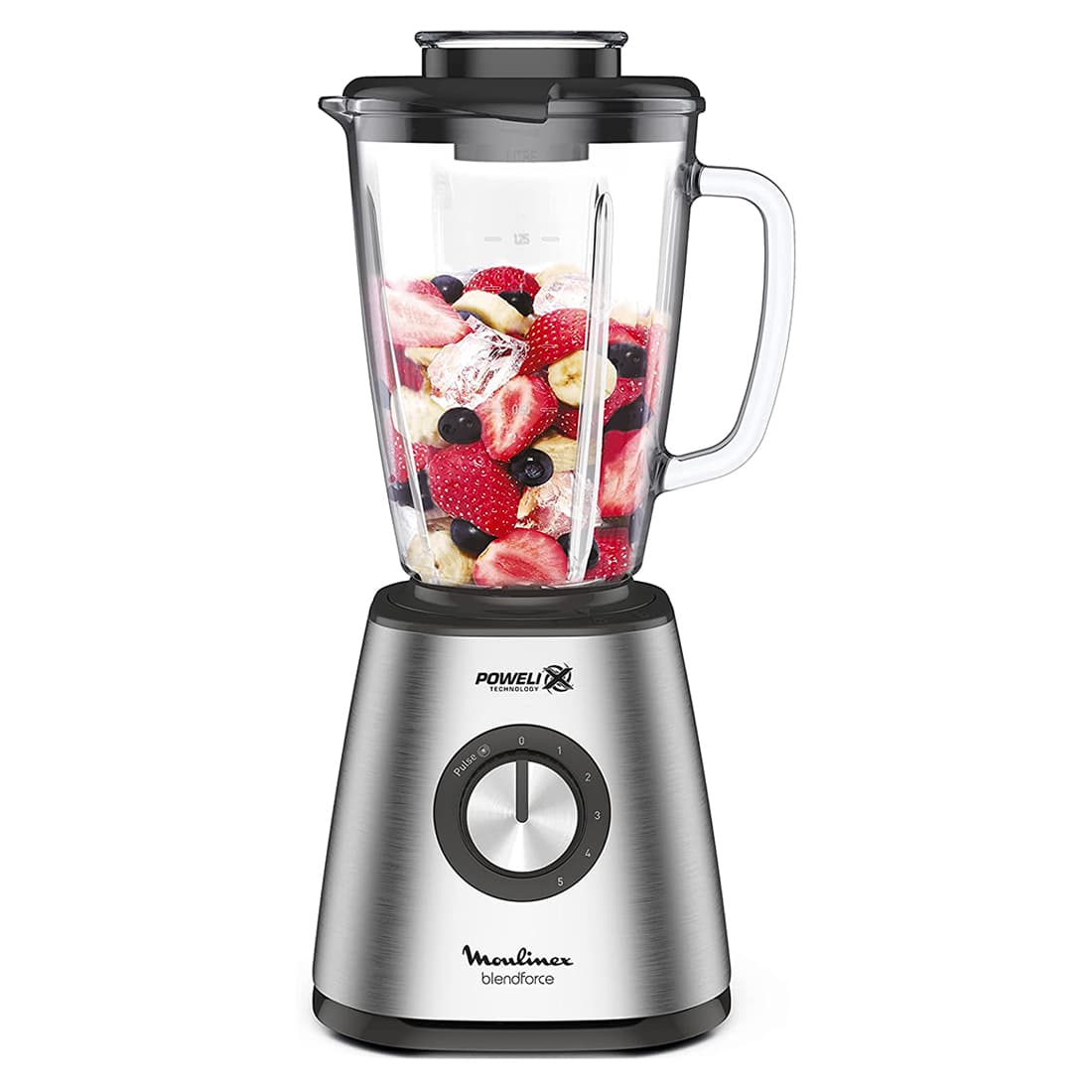 Blender Force en Verre Lm439d10 800w Moulinex