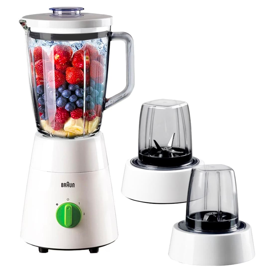 Blender Jb0153 Verre 1,5l 500w 2 Grinders Braun