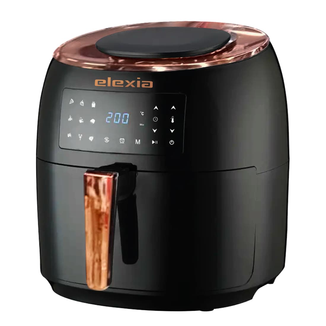 Friteuse Air Fry Elx-Af-830 7,4l 1800w Noir Elexia