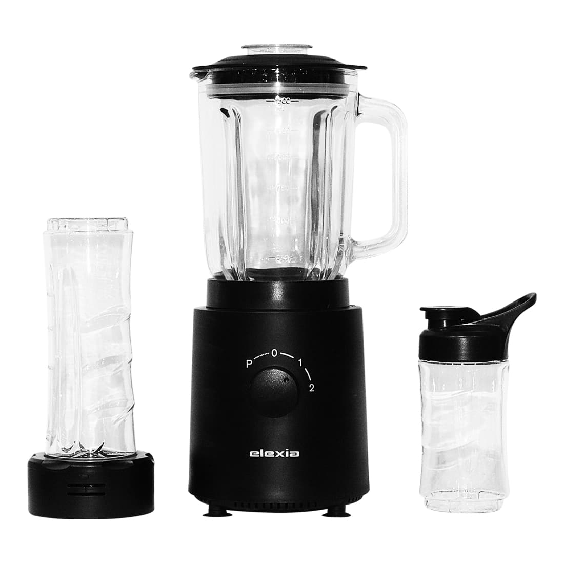 Blender Elx-Bl-730 en Verre 1,5l 1000w Elexia