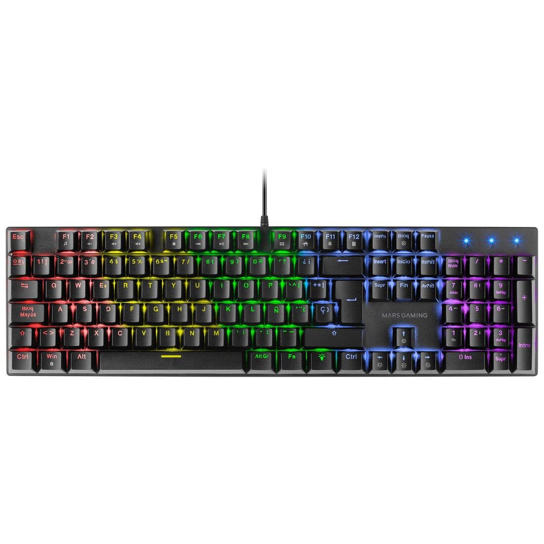 Clavier Gamer Mk422bfr Rgb Meca Blk Blu Marsgamin