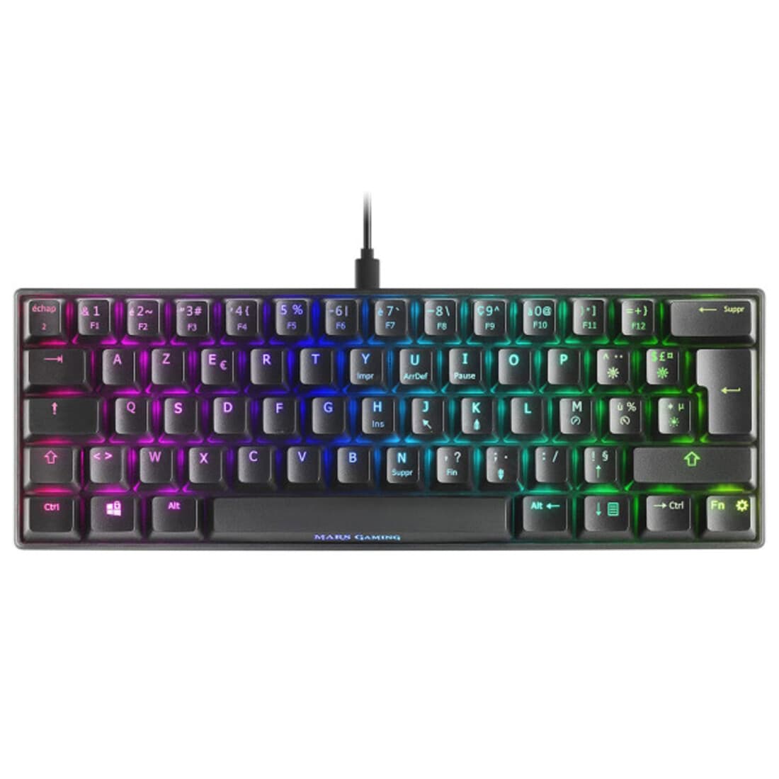 Clavier Gamer Mkminibfr Rgb Meca Ch Blu Marsgamin