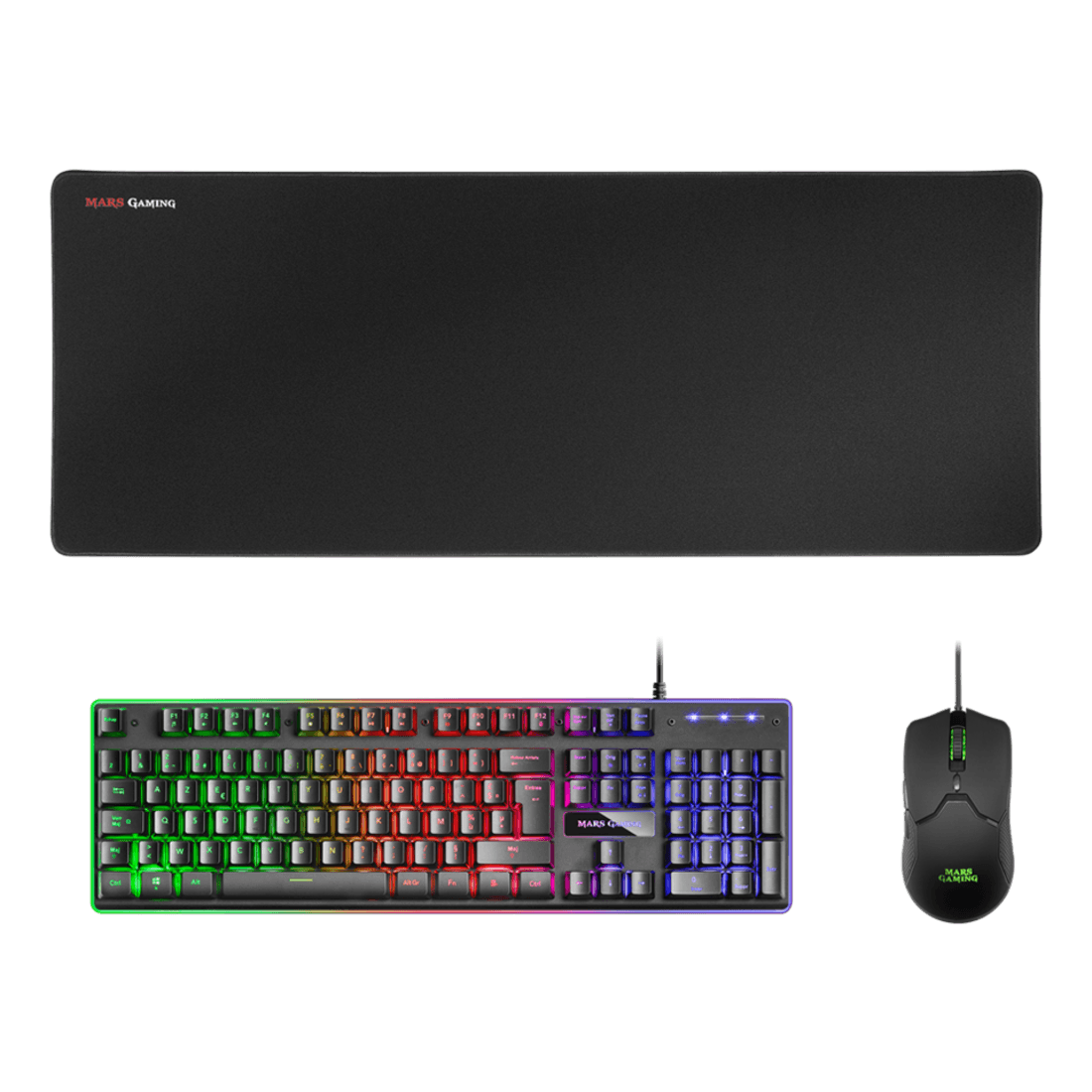 Pack Mcpxbfr 3in1 Rgb Black Mars Gaming