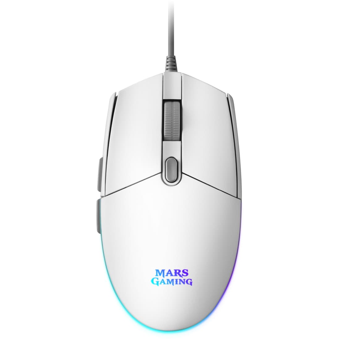 Souris Gamer Mmgw 3200dpi Wht Light Rgb Marsgamin