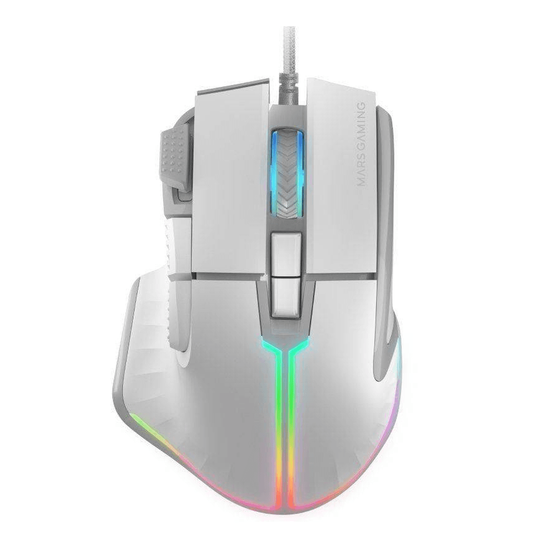Souris Gamer Mmxtw Rgb 12800dpi White Marsgaming