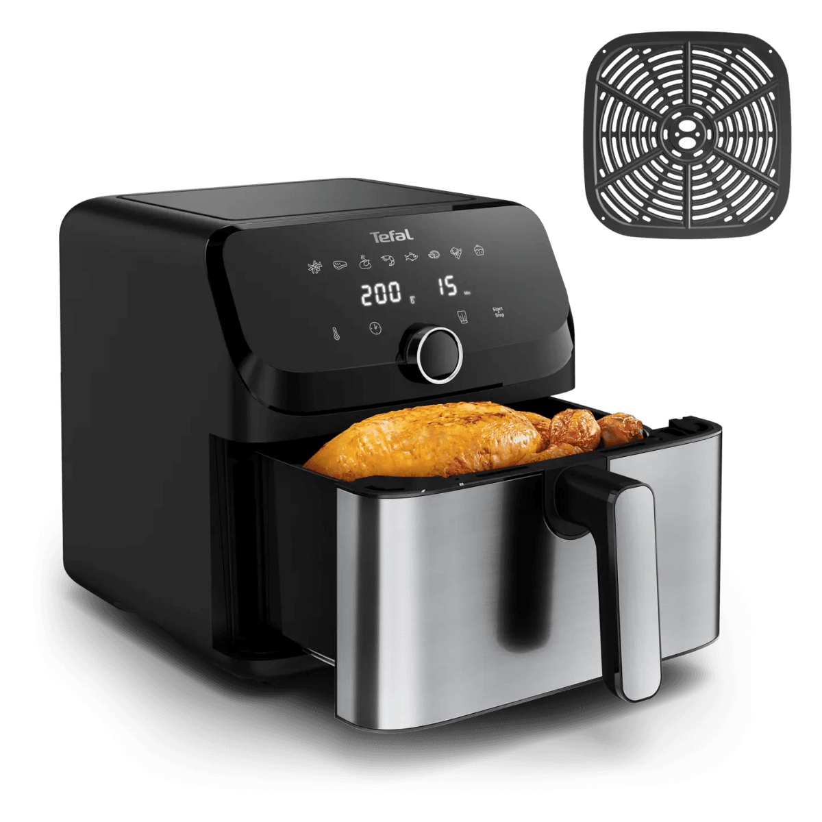 Friteuse Easy Fry Mega Ss 7,5l Ey855d10 Tefal