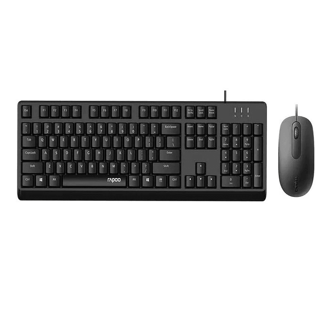 Pack Clv+souris Fil X130pro Noir Rapoo