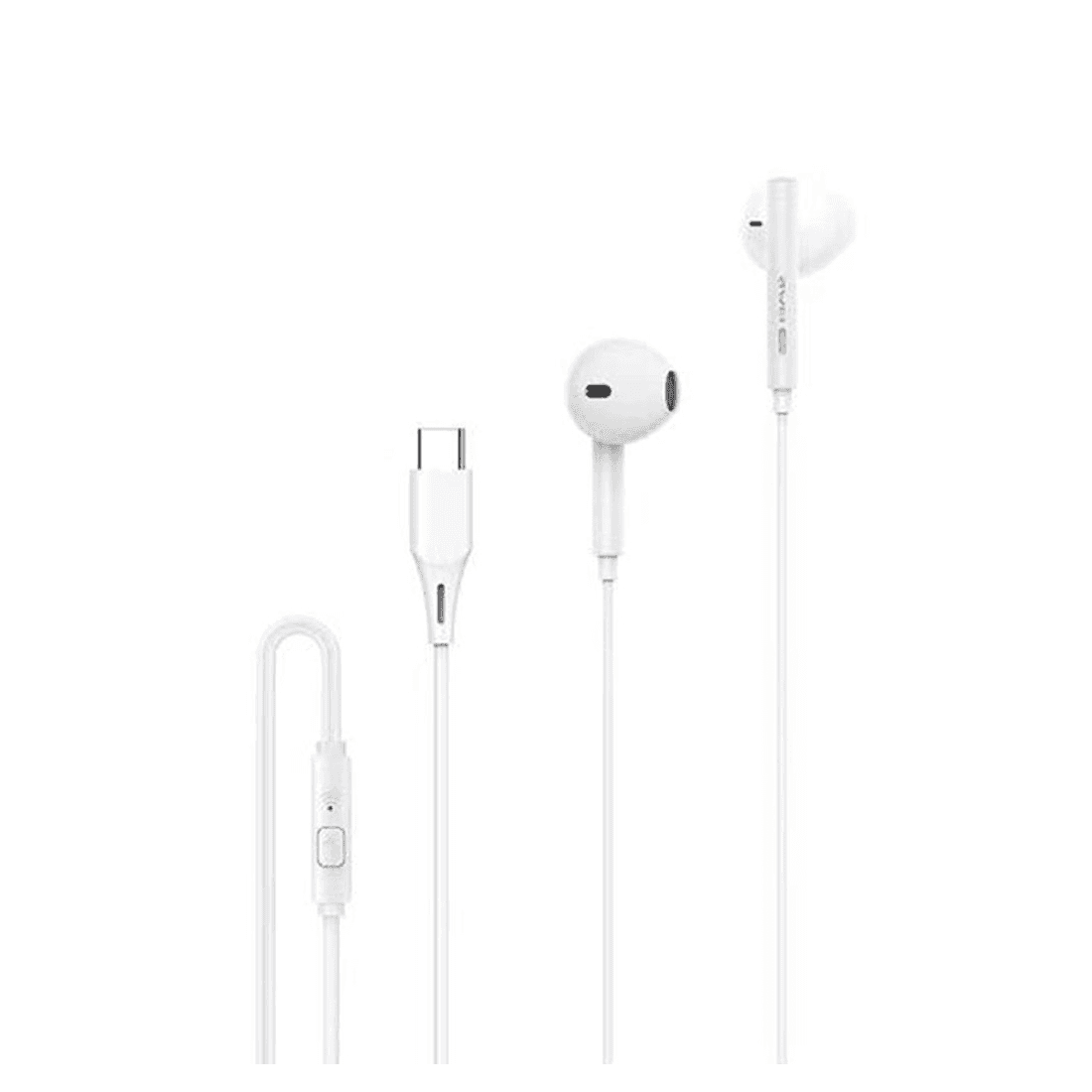Ecouteur Filaire Type C Pc-7t Blanc Awei