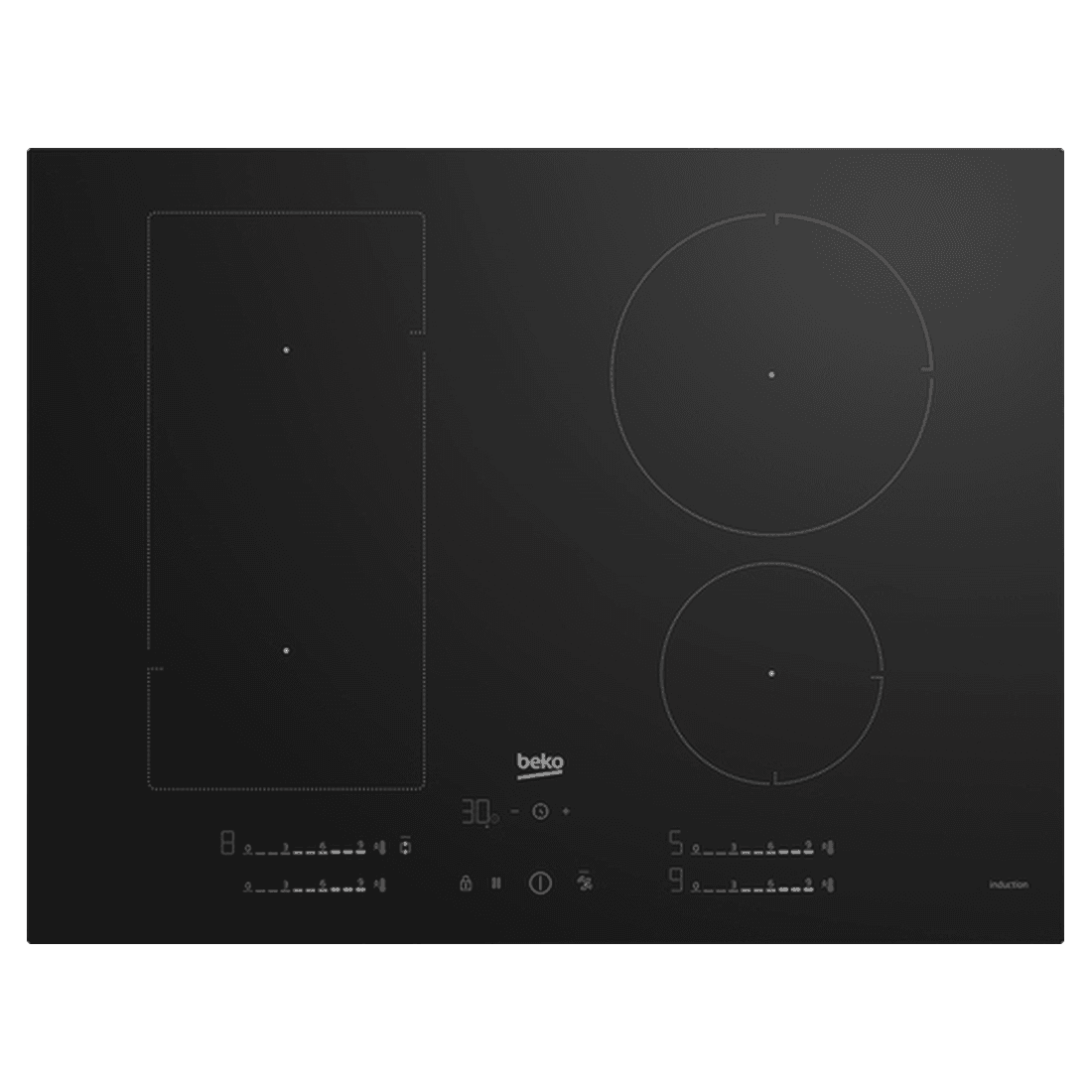 Plaque Induction Hii74700uf4z Bkflexizone70cm Bek