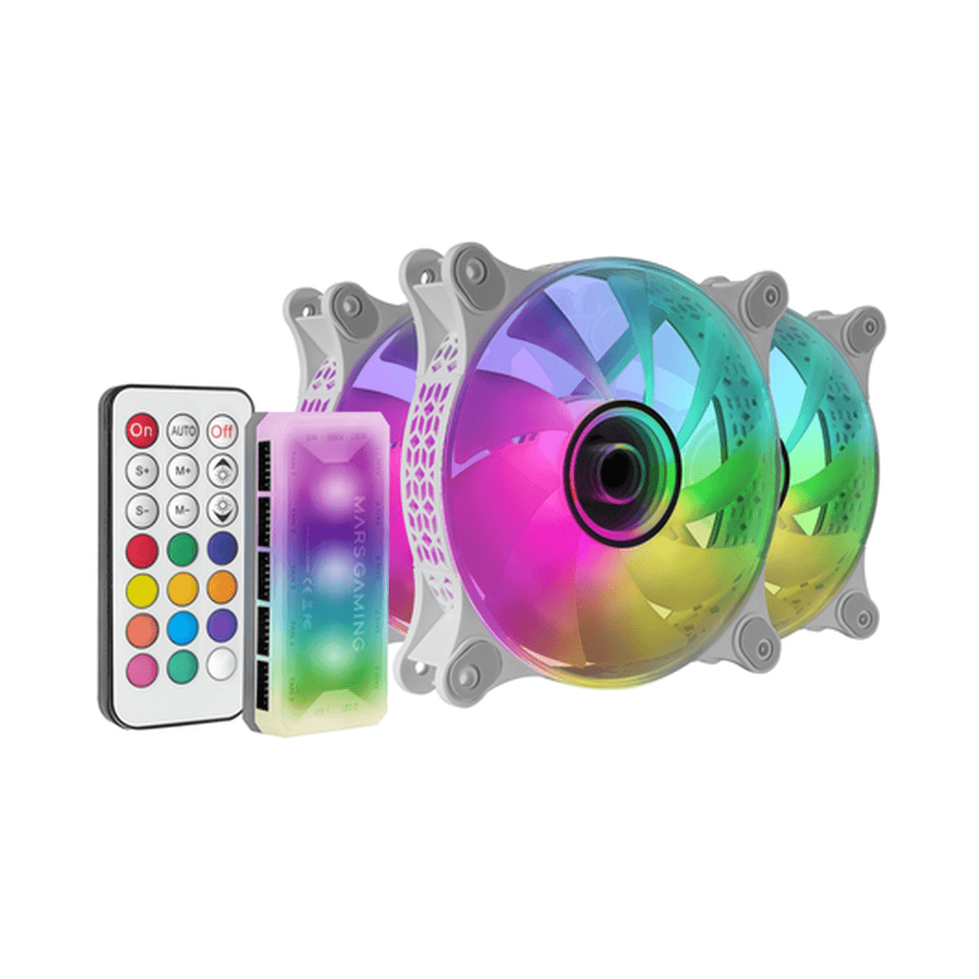 Ventil Case Mf3dkitw Kitx3 Rgb White Marsgaming