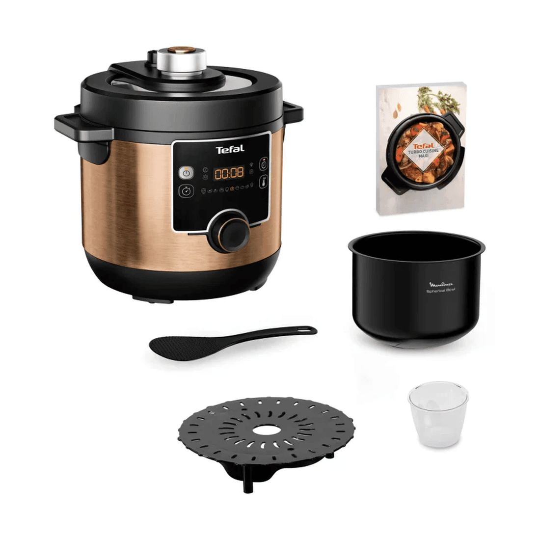 Cocotte Ele Coppertinto 7,6l Bronze Cy777g10 Tefal