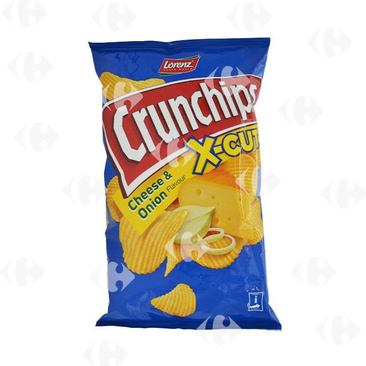 85g Crunchips X-Cut Chees/Onio