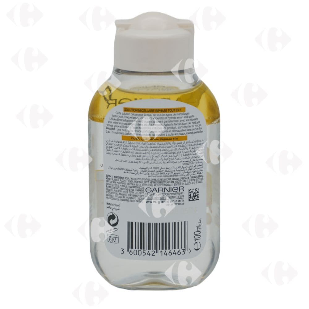 Solution micellaire biphase 100ml - GARNIER