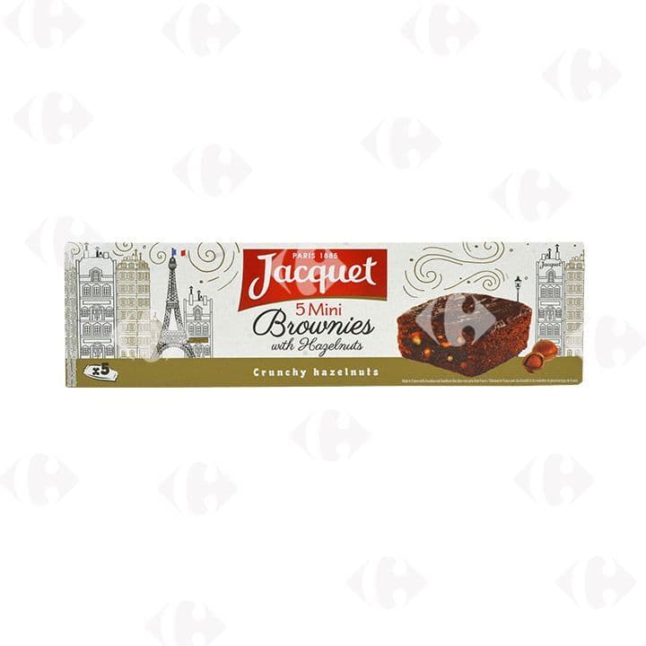 Minis brownies choco x5 150g - JACQUET