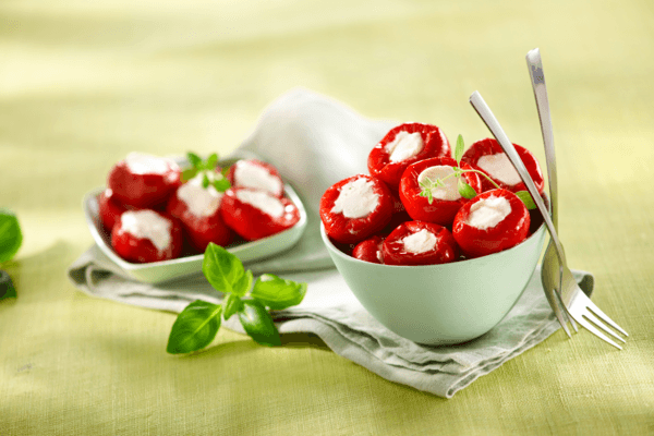 Poivrons Farcis au Fromage de Vache